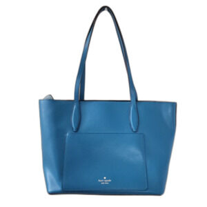 Kate Spade Adel Small Shoulder Tote in Blue Leather